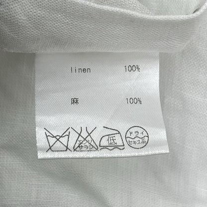 Brioni White Linen Shirt Size 3
