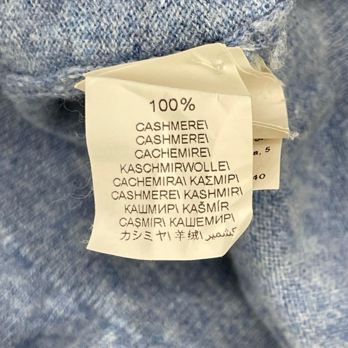 BRUNELLO CUCINELLI Blue Cashmere Turtleneck Knit Size 50