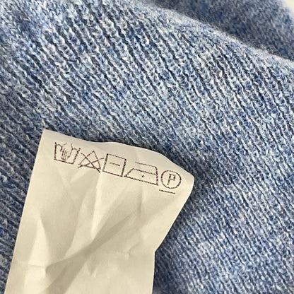 BRUNELLO CUCINELLI Blue Cashmere Turtleneck Knit Size 50