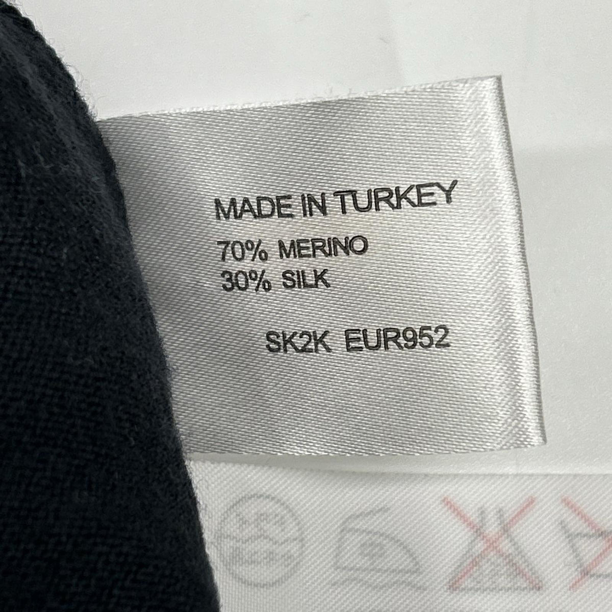 Dunhill Black Wool Silk Knit Cardigan Size M