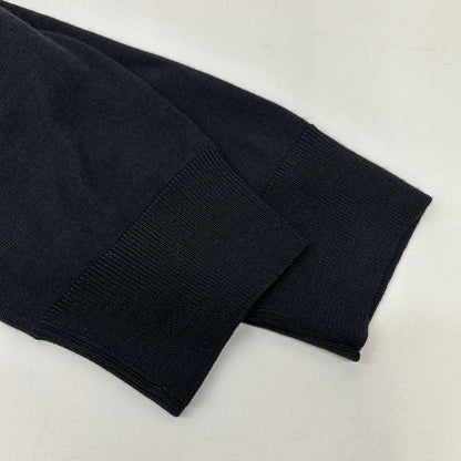 Dunhill Black Wool Silk Knit Cardigan Size M