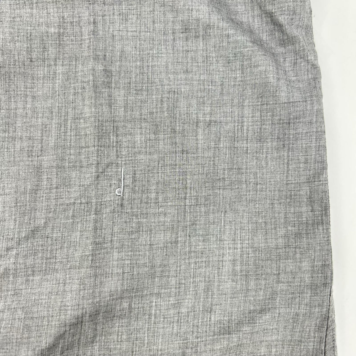 Dunhill Gray Cotton Cashmere Wool Long Sleeve Shirt Size L