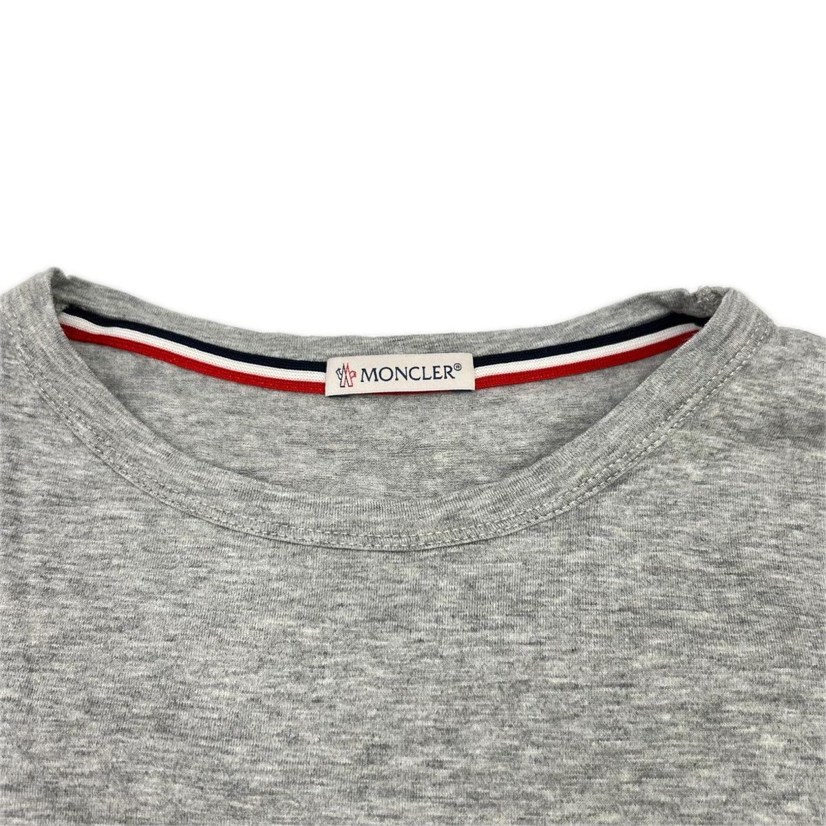 MONCLER 16SS Gray Chest Pocket Cotton T-Shirt Size XL