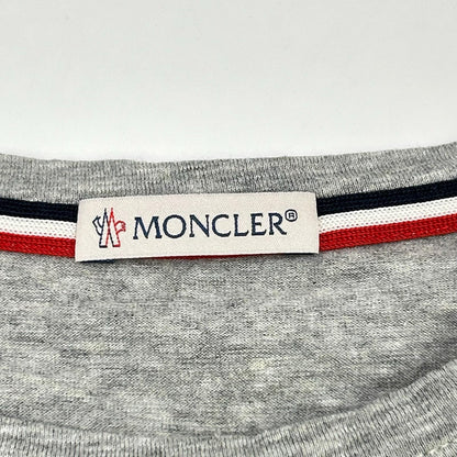 MONCLER 16SS Gray Chest Pocket Cotton T-Shirt Size XL