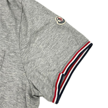 MONCLER 16SS Gray Chest Pocket Cotton T-Shirt Size XL
