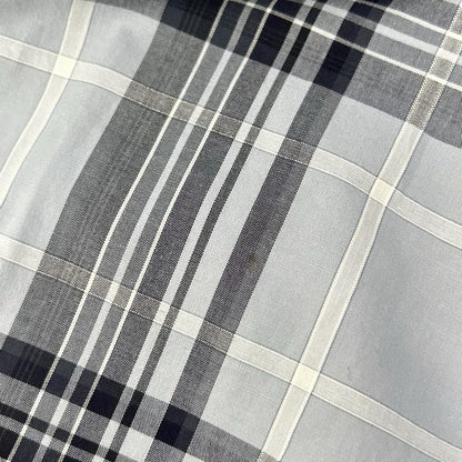 DOLCE&GABBANA Blue Check Half-Sleeve Shirt Size 41