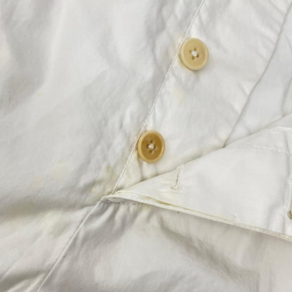 HERMES White Belted Shorts Size 42