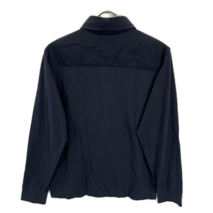 ALFREDDUNHILL Navy Cotton Long Sleeve Shirt Size M