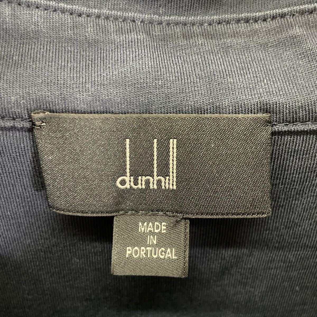 ALFREDDUNHILL Navy Cotton Long Sleeve Shirt Size M