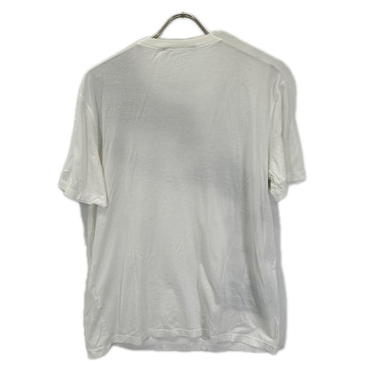 LOUIS VUITTON 2011 White Print Cotton T-Shirt Size XL
