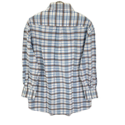 BRUNELLO CUCINELLI Check Pattern Cotton Shirt Multi Size L
