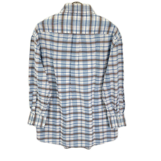 BRUNELLO CUCINELLI Check Pattern Cotton Shirt Multi Size L