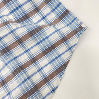 BRUNELLO CUCINELLI Check Pattern Cotton Shirt Multi Size L