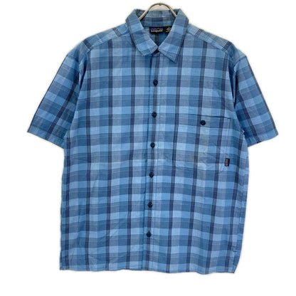 Patagonia '03 Blue Seersucker Check Shirt Size S