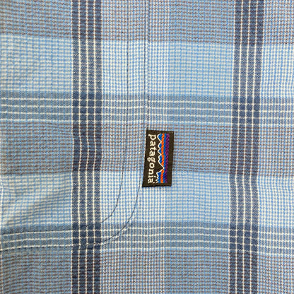 Patagonia '03 Blue Seersucker Check Shirt Size S