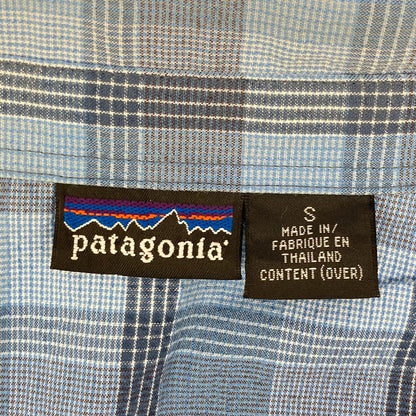 Patagonia '03 Blue Seersucker Check Shirt Size S