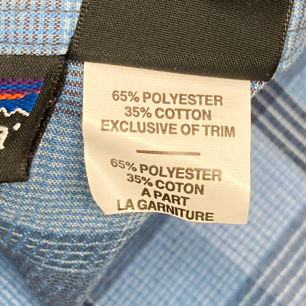 Patagonia '03 Blue Seersucker Check Shirt Size S