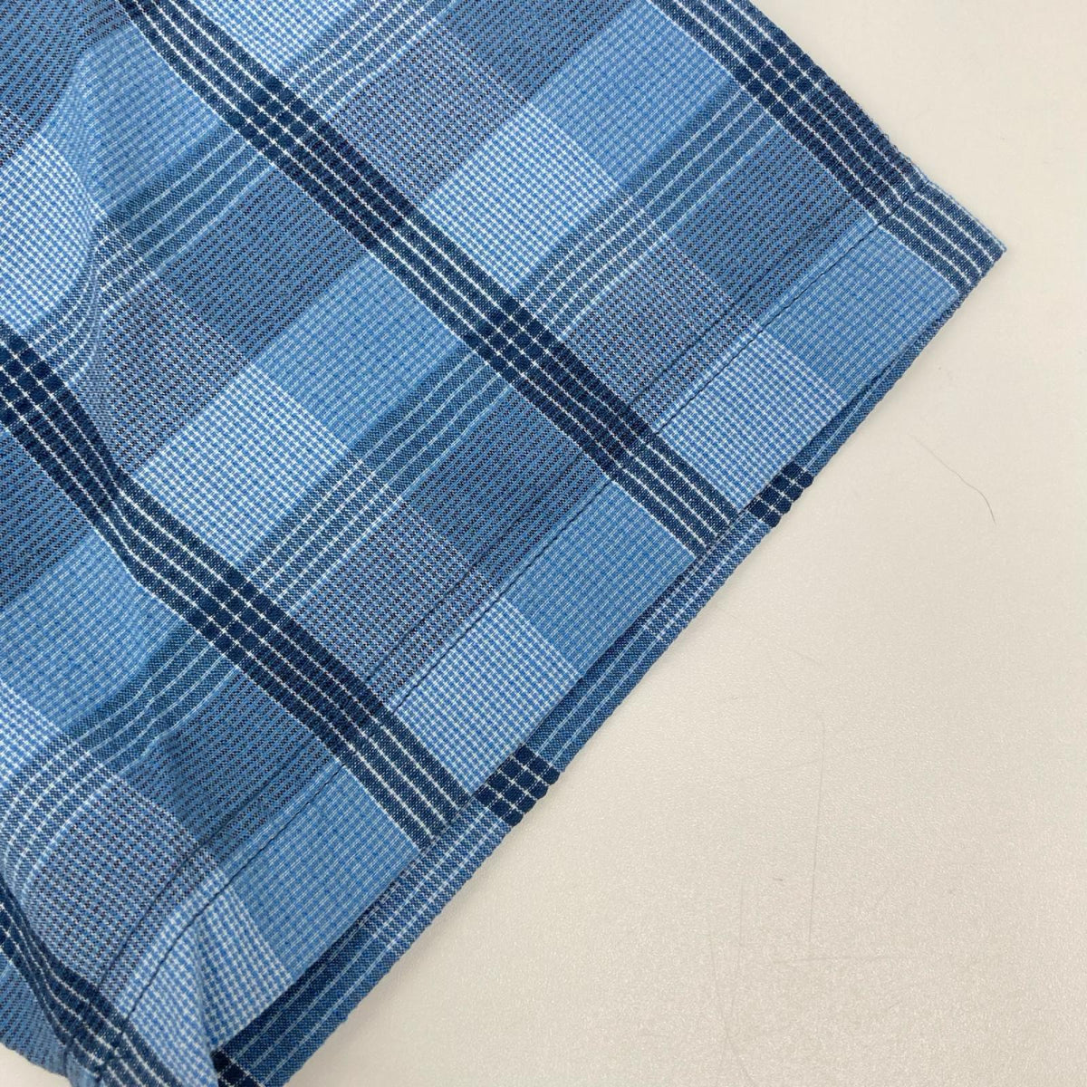 Patagonia '03 Blue Seersucker Check Shirt Size S