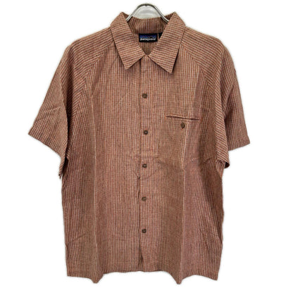 Patagonia Brown All-Over Pattern Hemp Shirt Size M