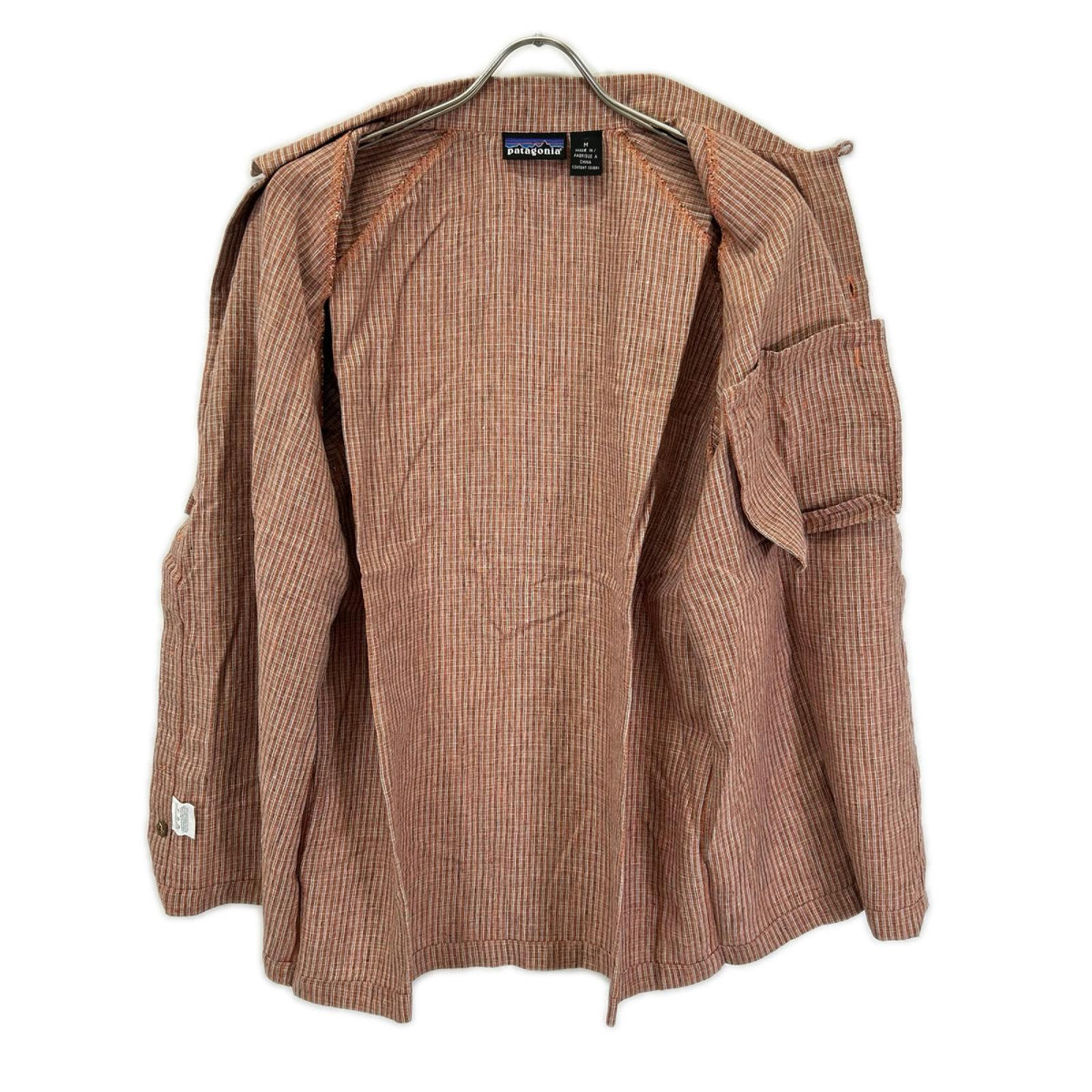 Patagonia Brown All-Over Pattern Hemp Shirt Size M