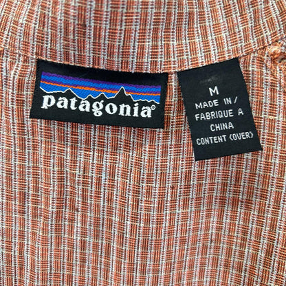 Patagonia Brown All-Over Pattern Hemp Shirt Size M