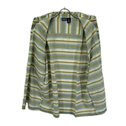 Patagonia '03 Green Stripe Cotton Shirt Size M