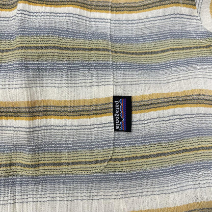 Patagonia '03 Green Stripe Cotton Shirt Size M