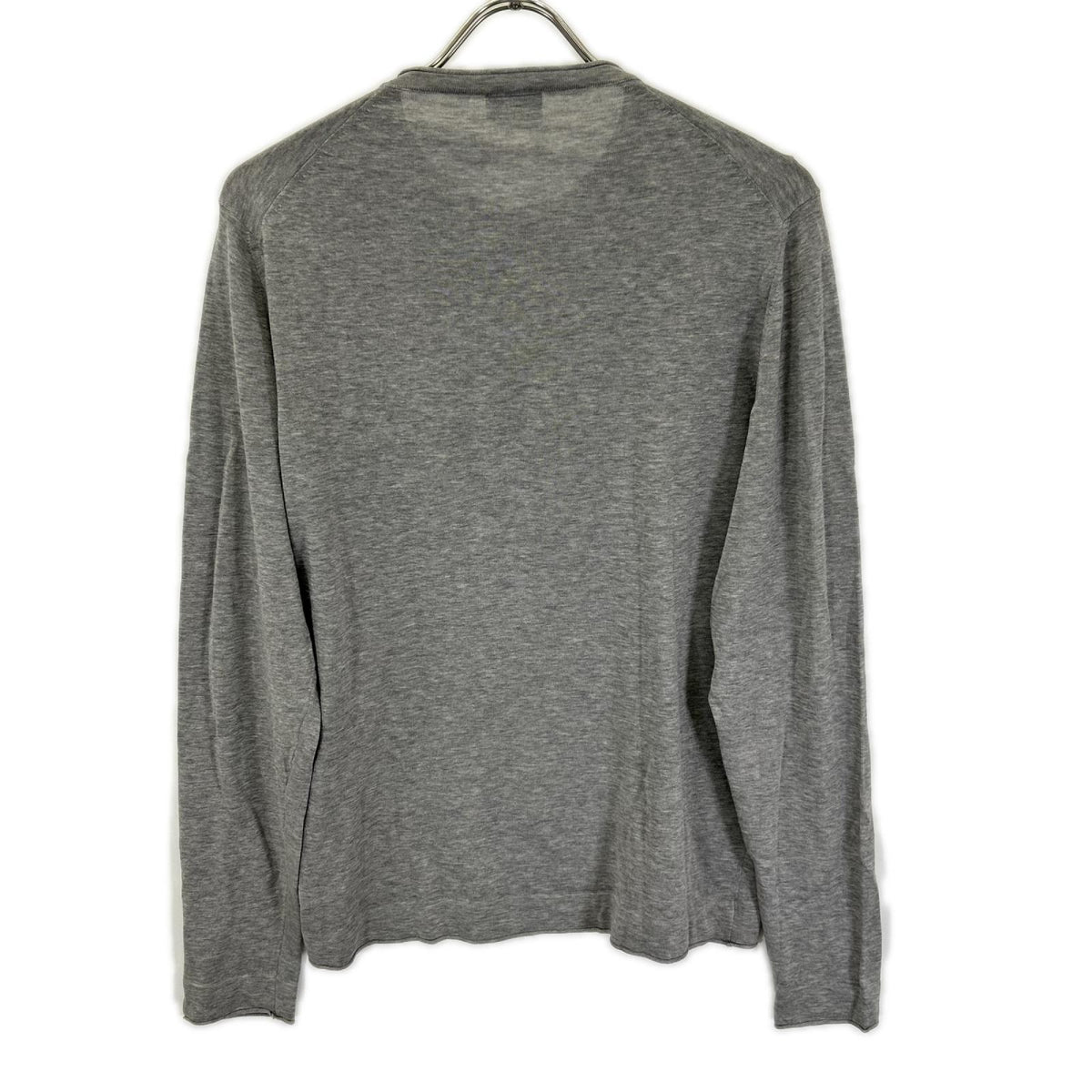 Drumohr BEAMS F Cotton Crew Neck Knit Gray Size 48