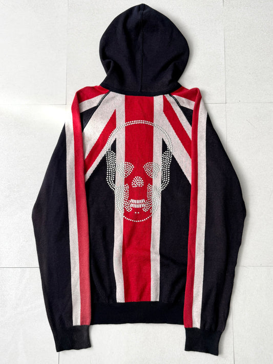 Lucien pellat-finet Skull Union Jack Zip Hoodie