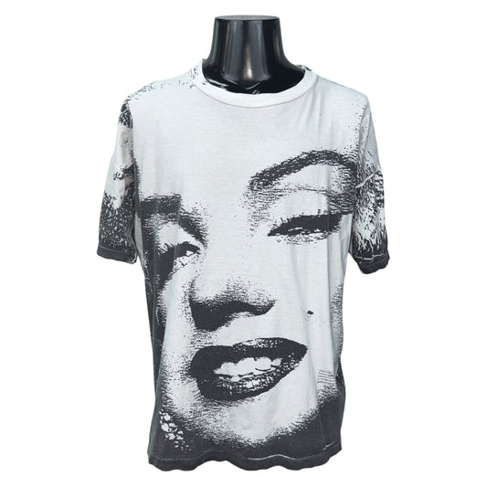 MARILYN MONROE 90s Vintage Big Face T-Shirt Size XL