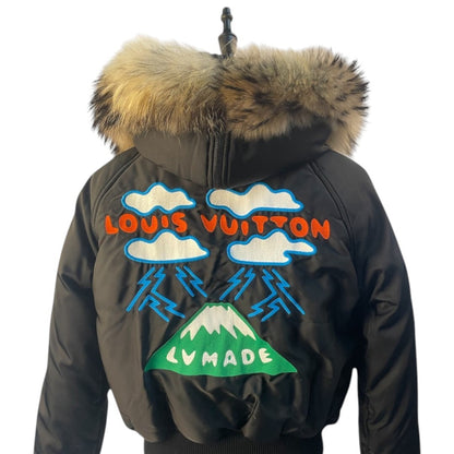 NIGO Mountain Aviator Embroidery Blouson Faux Fur Size M