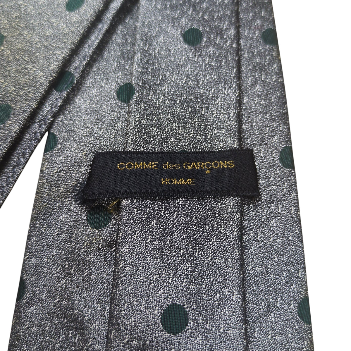 COMME des GARCONS HOMME Keichi Tanaka Polka Dot Tie Gray