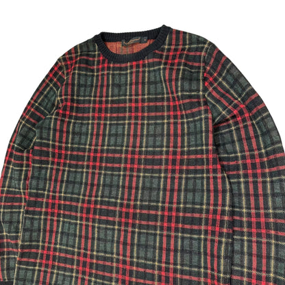 UNDERCOVERISM 02AW Witch's Cell Tartan Knit Size M