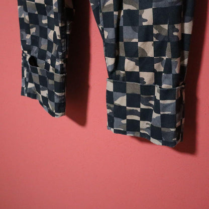 COMME des GARCONS HOMME PLUS Checker Cropped Pants Size XS