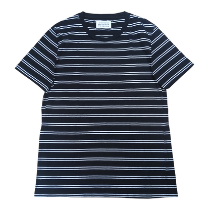 Maison Margiela Border Pattern S/S T-Shirt Black Size L