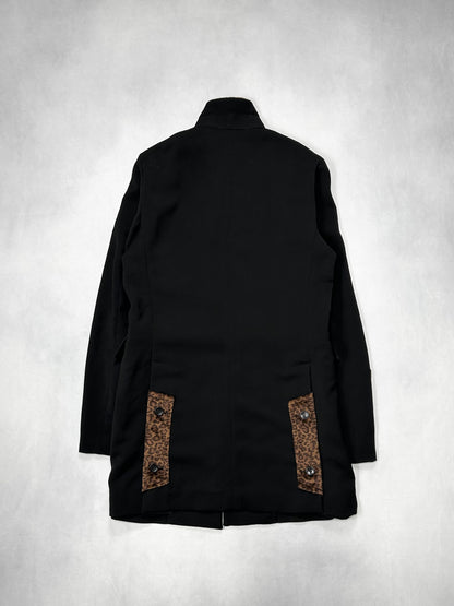 Comme des Garcons Leopard Flap Ester Tailored Jacket Size M