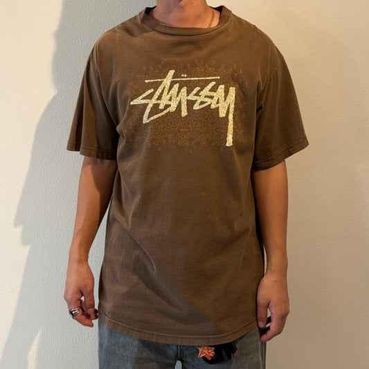 Stussy 00s Faded Brown Cotton Size L