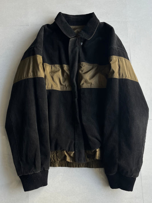 Vintage Reversible Mix Material Multi Jacket Size M