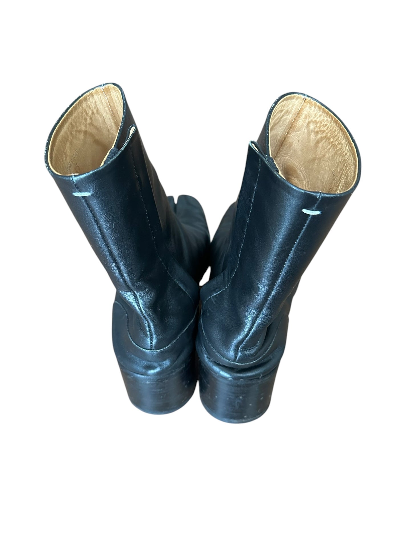 Maison Margiela Black 6cm Heel Tabi Boots