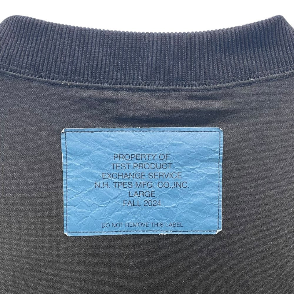 N.HOOLYWOOD Polartec Power Air Sweatshirt Black Size 40