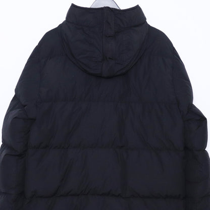 Stone Island Black Padded Down Jacket Shoulder Patch Size M