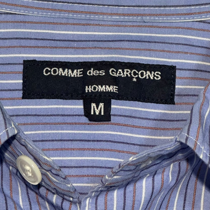 COMME des GARCONS HOMME 05SS Nylon Sleeve Shirt Blue Size M