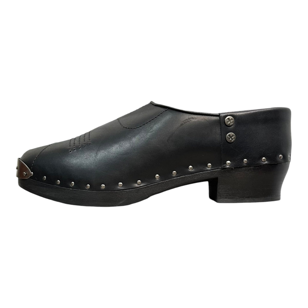 ENFANTS RICHES DEPRIMES Studded Clogs Black Loafers Size EU 40