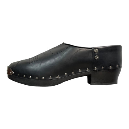 ENFANTS RICHES DEPRIMES Studded Clogs Black Loafers Size EU 40