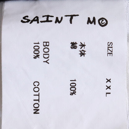 SAINT MICHAEL 24SS Ribbon Saint T-Shirt White Size XXL