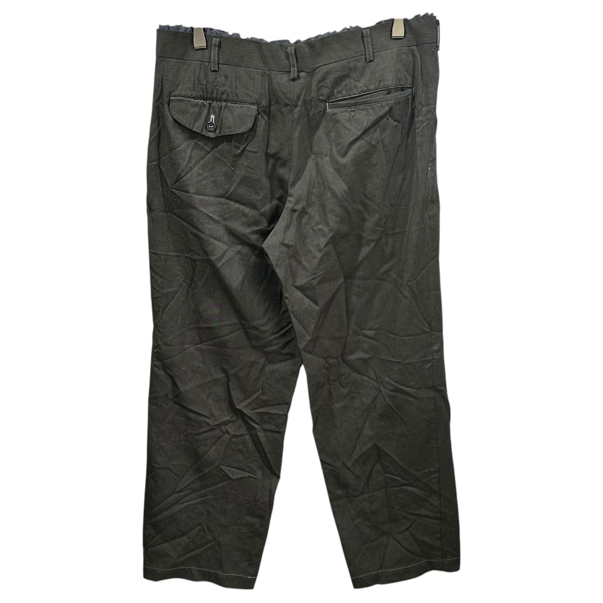 COMME des GARCONS HOMME PLUS 99SS Back-Ruffle Slacks Size L