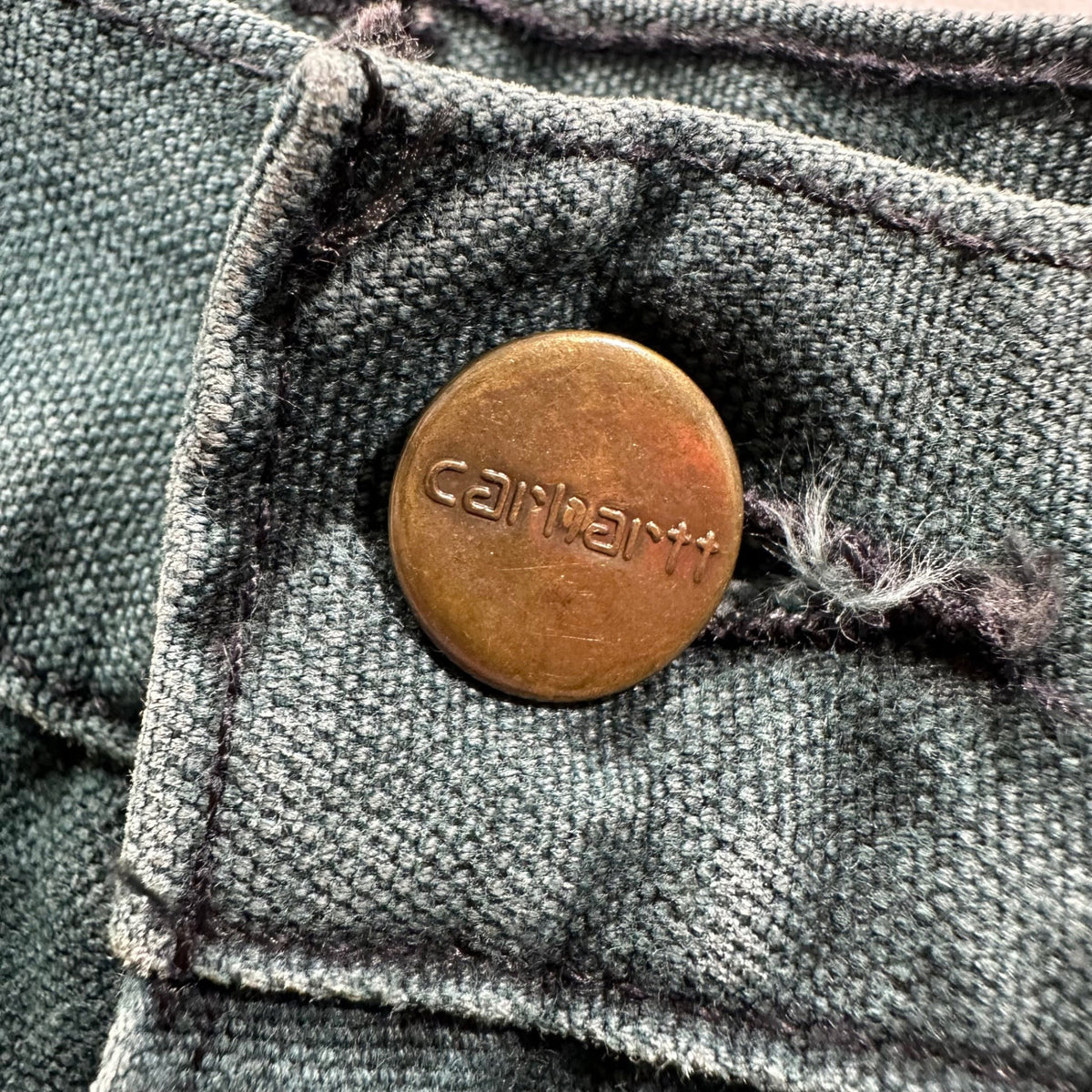 carhartt 1970s Duck Canvas Tapered Work Pants Green