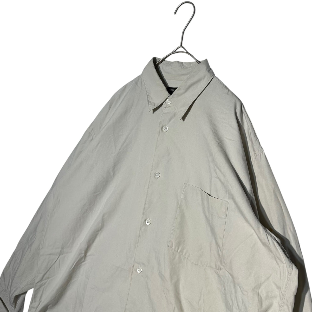 COMME des GARCONS HOMME PLUS 80s Wide Shirt Ivory Size FREE