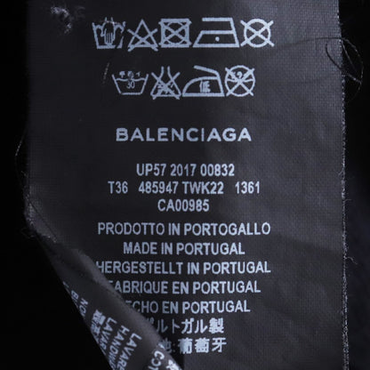 BALENCIAGA 17AW Homme Oversized Sweatshirt Black Size M