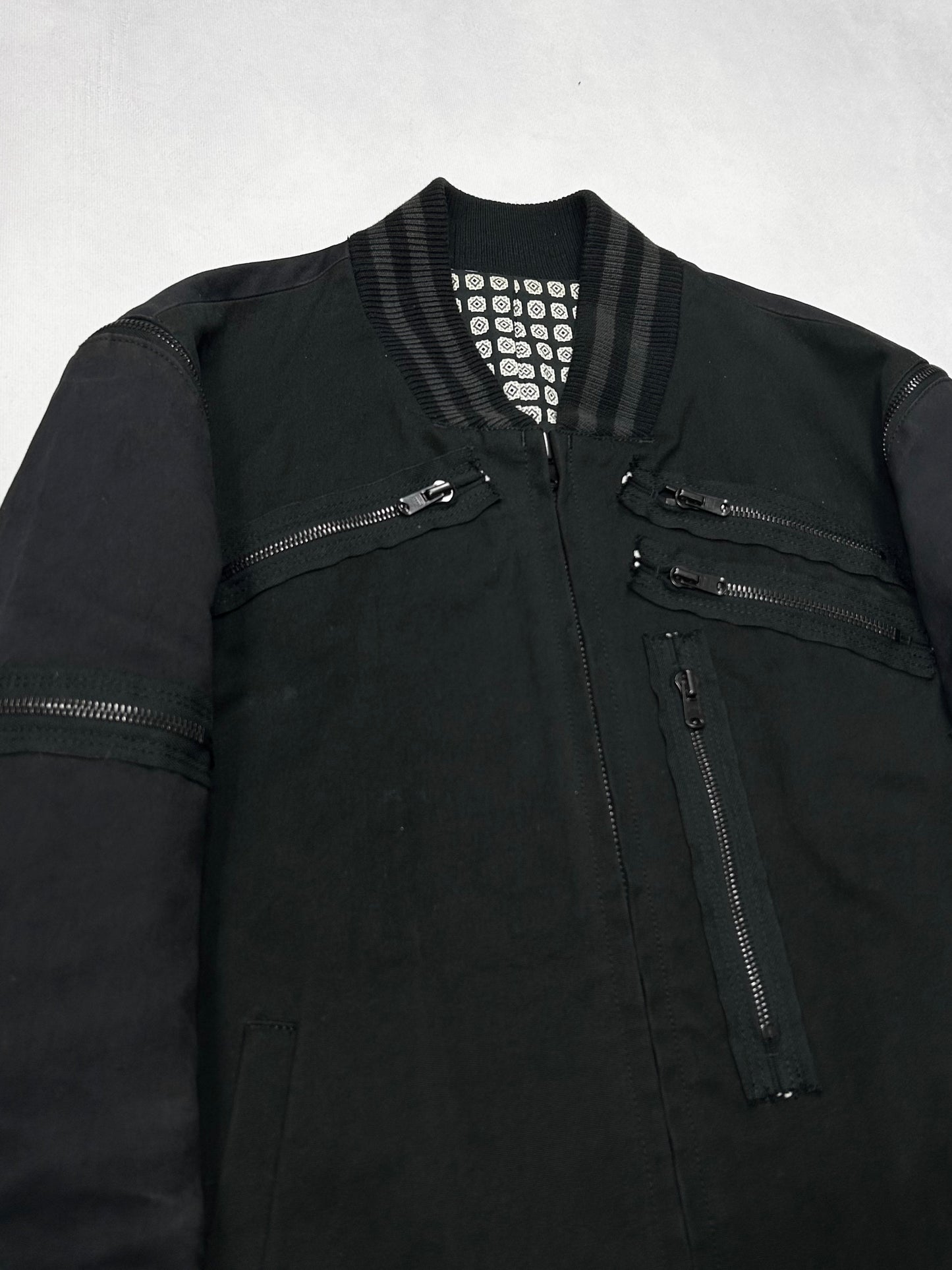 Number (N)ine S/S2004 zip decorated blouson Size 2